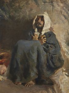 CARELLI AUGUSTO (1871 - 1940) : Le tentazioni di Sant'Antonio.  - Asta Asta 395 | ARTE ANTICA E DEL XIX SECOLO Online - Associazione Nazionale - Case d'Asta italiane