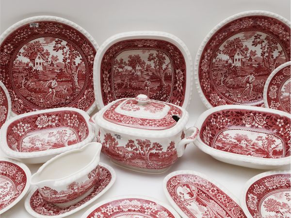 Servizio di piatti Rusticana in terraglia, Villeroy & Boch  - Asta L'Arte di Arredare - Associazione Nazionale - Case d'Asta italiane