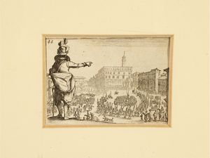 Capricci, da Jacques Callot  - Asta L'Arte di Arredare - Associazione Nazionale - Case d'Asta italiane