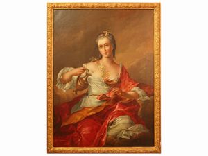 Da Jean-Marc Nattier - Ritratto di Louise Henriette de Bourbon-Conti, duchessa di Orlan, in veste di Ebe