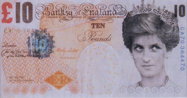 Di-faced Tenners (Banksy of England)  - Asta Arte moderna, contemporanea e grafica  - Associazione Nazionale - Case d'Asta italiane