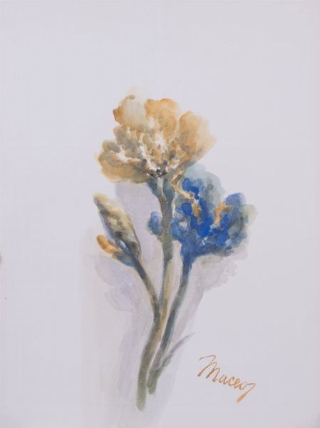 Iris gialli e blu  - Asta Arte moderna, contemporanea e grafica  - Associazione Nazionale - Case d'Asta italiane