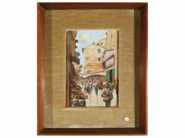 Gino Tommasi : Il ghetto degli ebrei a Firenze, da Telemaco Signorini  - Asta Arte Moderna e Contemporanea - Associazione Nazionale - Case d'Asta italiane