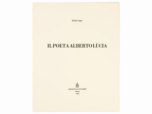 Emilio Isgrò - Il Poeta Alberto Lcia