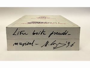 UGO CARREGA : Livre boite pseudo musical 1996  - Asta Arte Moderna e Contemporanea - Associazione Nazionale - Case d'Asta italiane