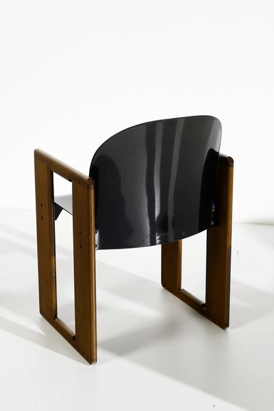 SCARPA AFRA (1937 -2011) & TOBIA (n. 1935) : Sei sedie Dialogo per B&B  - Asta Asta 397 | DESIGN E ARTI DECORATIVE DEL NOVECENTO Online - Associazione Nazionale - Case d'Asta italiane