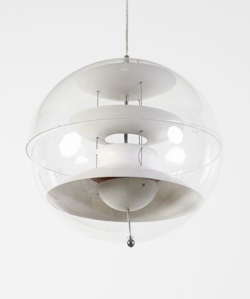 PANTON VERNER (1926 - 1998) : Lampada a sospensione VP Globe  - Asta Asta 397 | DESIGN E ARTI DECORATIVE DEL NOVECENTO Online - Associazione Nazionale - Case d'Asta italiane