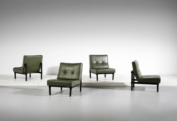 PARISI ICO & LUISA : Quattro poltrone Lorena 869 per Cassina  - Asta Asta 397 | DESIGN E ARTI DECORATIVE DEL NOVECENTO Online - Associazione Nazionale - Case d'Asta italiane