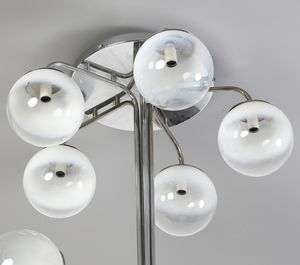 MANGIAROTTI ANGELO (1921 - 2012) : Lampada a sospensione A404 per Candle  - Asta Asta 397 | DESIGN E ARTI DECORATIVE DEL NOVECENTO Online - Associazione Nazionale - Case d'Asta italiane