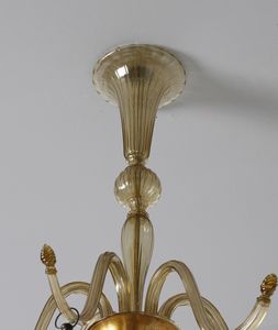 VENINI : Lampada a sospensione  - Asta Asta 397 | DESIGN E ARTI DECORATIVE DEL NOVECENTO Online - Associazione Nazionale - Case d'Asta italiane