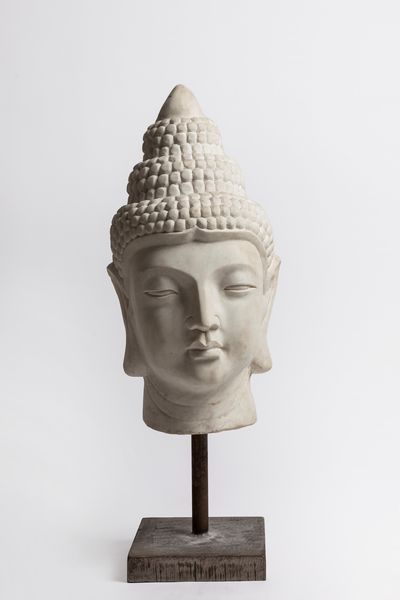 Testa di Buddha. India, secolo XX  - Asta Incanti d'Asia / Arte del sud-est asiatico e Cina - Associazione Nazionale - Case d'Asta italiane