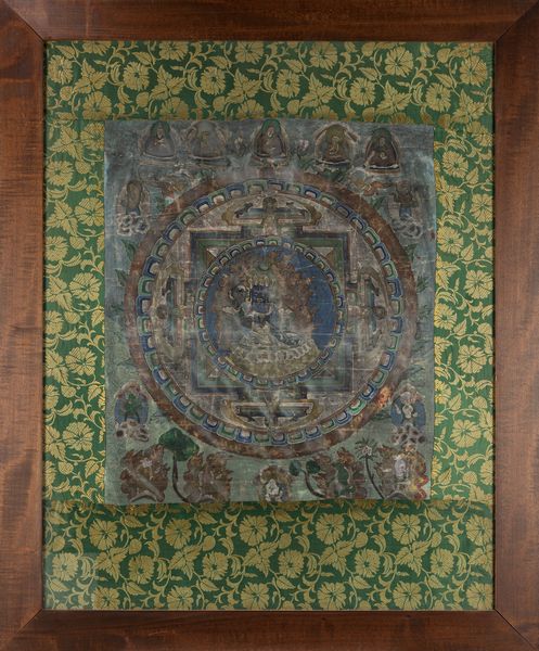 Thangka centrato da mandala con Mahakala Chaturbhuja. Cina/Tibet, fine secolo XIX  - Asta Incanti d'Asia / Arte del sud-est asiatico e Cina - Associazione Nazionale - Case d'Asta italiane