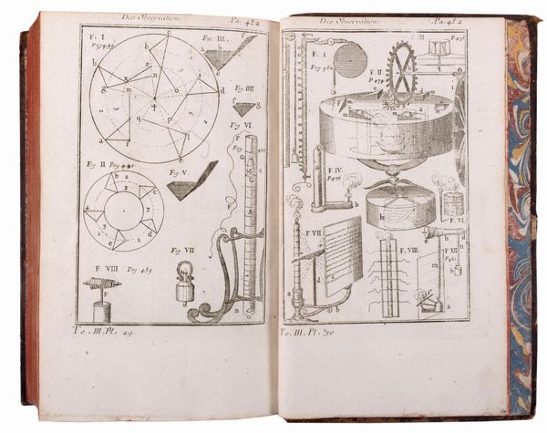 Jacques Ozanam : Recreations mathematiques et physiques  - Asta Libri, Autografi e Stampe - Associazione Nazionale - Case d'Asta italiane