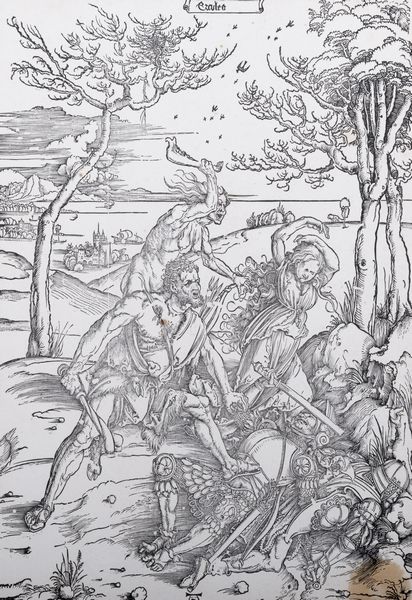 Durer, Albrecht : Ercole combatte i gemelli figli di Molione  - Asta Libri, Autografi e Stampe - Associazione Nazionale - Case d'Asta italiane