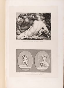 Firenze, Galleria degli Uffizi - Mongez, Antoine. : Tableaux, Statues, Bas-Reliefs et camées, de la Galerie de Florence et du Palais Pitti, dessinés par M. Wicar, peintre, et gravés sous la direction de M. Lacombe, peintre  - Asta Libri, Autografi e Stampe - Associazione Nazionale - Case d'Asta italiane