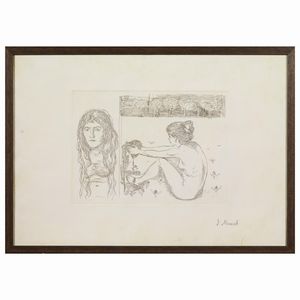 Edvard Munch  - Asta ARCADE | DIPINTI DEL XIX E XX SECOLO - Associazione Nazionale - Case d'Asta italiane