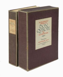 MIGUEL (DE) CERVANTES SAAVEDRA : El Ingenioso Hidalgo Don Quixote de la Mancha illustrado por Salvador Dal.  - Asta Libri, autografi e manoscritti - Associazione Nazionale - Case d'Asta italiane