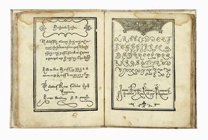 GIOVANNI BATTISTA PALATINO : Compendio del gran volume de l'arte del bene et leggiadramente scrivere tutte le sorti di lettere et caratteri.  - Asta Libri, autografi e manoscritti - Associazione Nazionale - Case d'Asta italiane