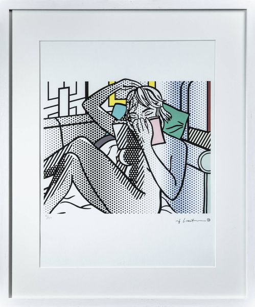 ROY LICHTENSTEIN New York (USA) 1923  1997 : Ragazza che legge  - Asta Grafica - Associazione Nazionale - Case d'Asta italiane