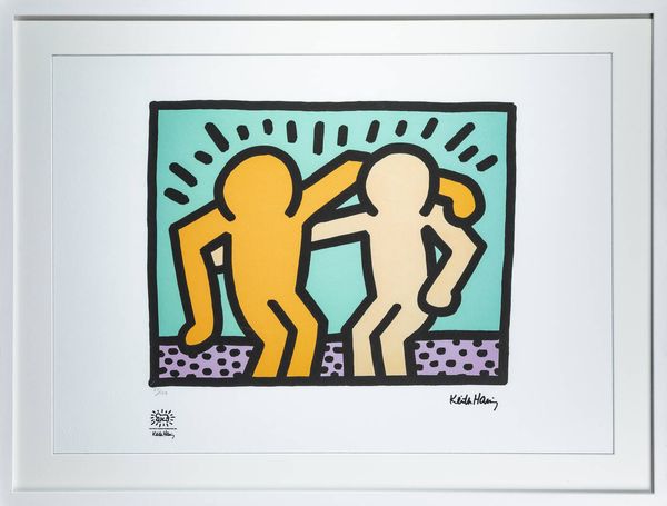 KEITH HARING Reading (USA) 1958 1990 New York (USA) : Senza titolo  - Asta Grafica - Associazione Nazionale - Case d'Asta italiane