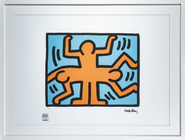 KEITH HARING Reading (USA) 1958 1990 New York (USA) : Senza titolo  - Asta Grafica - Associazione Nazionale - Case d'Asta italiane