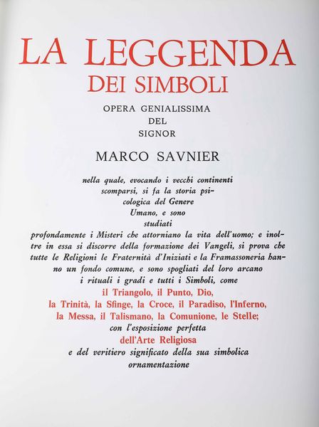 Arturo Carmassi : La leggenda dei simboli  - Asta Prints and Multiples - Associazione Nazionale - Case d'Asta italiane