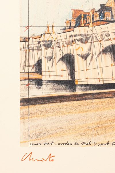 Christo : Pont Neuf Wrapped  - Asta Prints and Multiples - Associazione Nazionale - Case d'Asta italiane