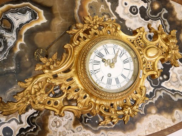 Orologio Cartel in bronzo dorato  - Asta L'Arte di Arredare - Associazione Nazionale - Case d'Asta italiane