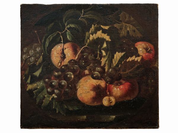 Natura morta con frutta  - Asta L'Arte di Arredare - Associazione Nazionale - Case d'Asta italiane