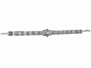 Cintura indiana in argento con gemme multicolore  - Asta Gioielli e orologi - Associazione Nazionale - Case d'Asta italiane
