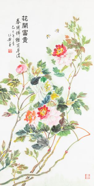 Due dipinti su carta raffiguranti soggetti naturalistici, Cina, XX secolo  - Asta Arte orientale - Associazione Nazionale - Case d'Asta italiane