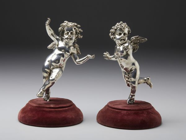 ARGENTIERE ITALIANO DEL XX SECOLO : Coppia di putti probabilmente in argento  - Asta Asta 401 | ARTE ANTICA E DEL XIX SECOLO Online - Associazione Nazionale - Case d'Asta italiane