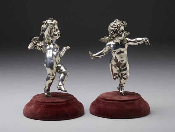 ARGENTIERE ITALIANO DEL XX SECOLO : Coppia di putti probabilmente in argento  - Asta Asta 401 | ARTE ANTICA E DEL XIX SECOLO Online - Associazione Nazionale - Case d'Asta italiane