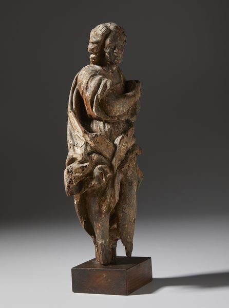 SCULTORE ITALIANO DEL XVII SECOLO : Angelo in legno scolpito  - Asta Asta 401 | ARTE ANTICA E DEL XIX SECOLO Online - Associazione Nazionale - Case d'Asta italiane