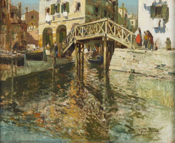 GIORDANO FELICE (1880 - 1964) : Canale a Venezia  - Asta Asta 401 | ARTE ANTICA E DEL XIX SECOLO Online - Associazione Nazionale - Case d'Asta italiane