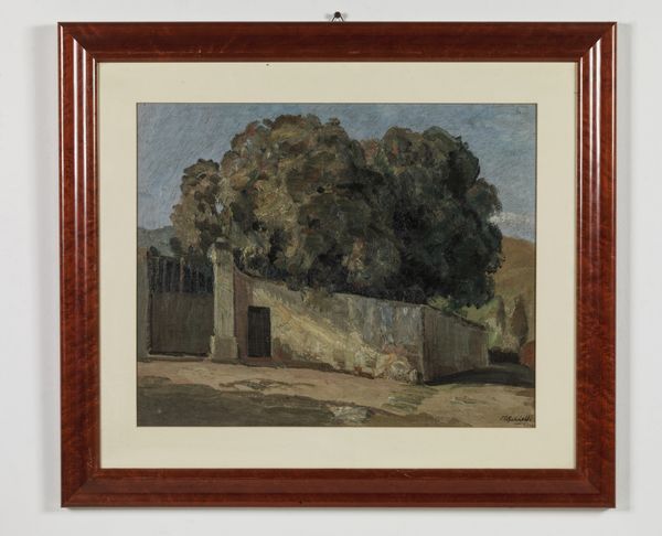 GARDELLI AUGUSTO (1886 - 1968) : Paesaggio cittadino  - Asta Asta 401 | ARTE ANTICA E DEL XIX SECOLO Online - Associazione Nazionale - Case d'Asta italiane