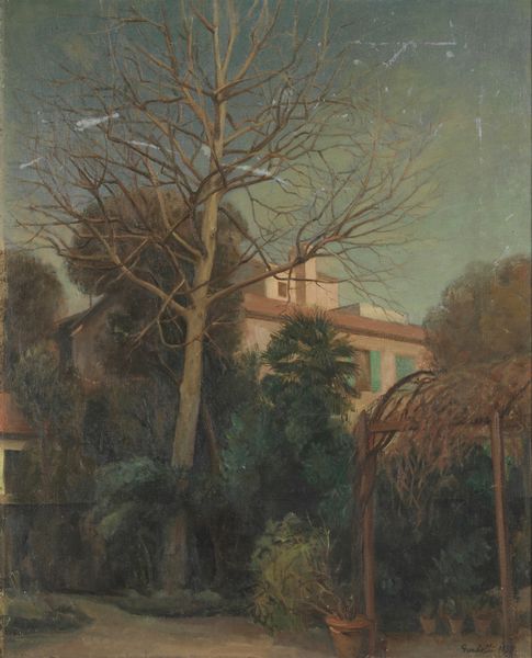 GARDELLI AUGUSTO (1886 - 1968) : Paesaggio con casa  - Asta Asta 401 | ARTE ANTICA E DEL XIX SECOLO Online - Associazione Nazionale - Case d'Asta italiane