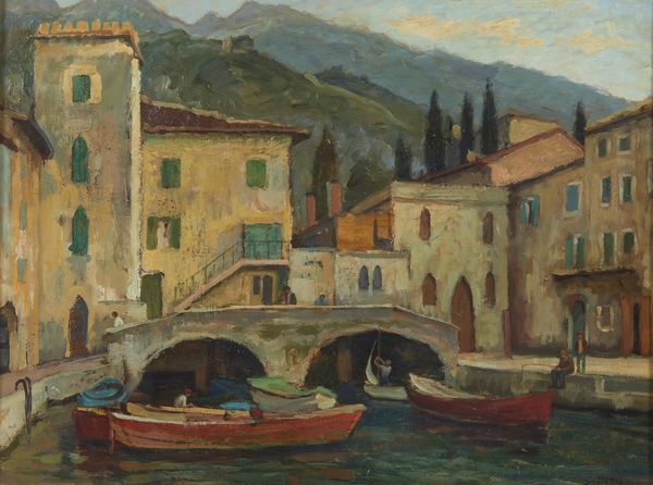 SALERI GABRIELE (n. 1927) : Cassone del Garda  - Asta Asta 401 | ARTE ANTICA E DEL XIX SECOLO Online - Associazione Nazionale - Case d'Asta italiane