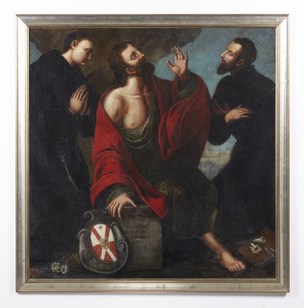 ARTISTA DEL XVII SECOLO : Trionfo allegorico (San Giuseppe e frati)  - Asta Asta 401 | ARTE ANTICA E DEL XIX SECOLO Online - Associazione Nazionale - Case d'Asta italiane