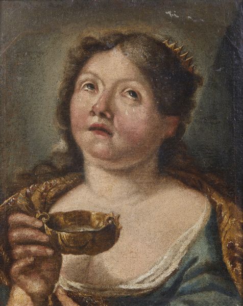 ARTISTA DEL XVII SECOLO : Artemisia con la tazza delle ceneri del marito Mausolo  - Asta Asta 401 | ARTE ANTICA E DEL XIX SECOLO Online - Associazione Nazionale - Case d'Asta italiane