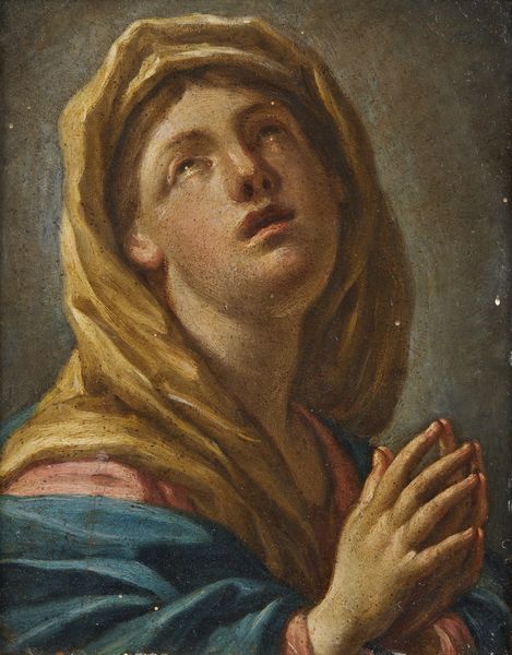 ARTISTA ROMANO DEL XVII-XVIII SECOLO : Madonna orante  - Asta Asta 401 | ARTE ANTICA E DEL XIX SECOLO Online - Associazione Nazionale - Case d'Asta italiane