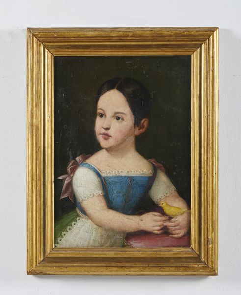 ARTISTA DEL XVIII SECOLO : Ritratto di bambina con canarino  - Asta Asta 401 | ARTE ANTICA E DEL XIX SECOLO Online - Associazione Nazionale - Case d'Asta italiane