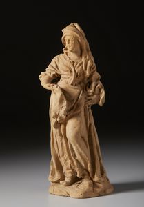 BOTTEGA DI ANDREA FANTONI (1659 - 1734) : Attribuito a. Figura femminile in terracotta  - Asta Asta 401 | ARTE ANTICA E DEL XIX SECOLO Online - Associazione Nazionale - Case d'Asta italiane