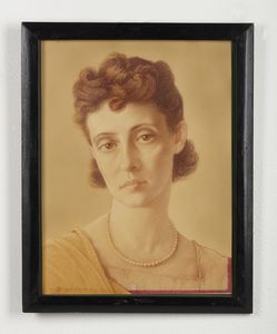 GEORGIEV BORIS (1888 - 1962) : Ritratto di Lucia Pisenti Gropplero  - Asta Asta 401 | ARTE ANTICA E DEL XIX SECOLO Online - Associazione Nazionale - Case d'Asta italiane