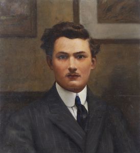 GUSSONI VITTORIO (1893 - 1968) - Ritratto di giovane gentiluomo