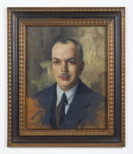 GUSSONI VITTORIO (1893 - 1968) : Ritratto di gentiluomo  - Asta Asta 401 | ARTE ANTICA E DEL XIX SECOLO Online - Associazione Nazionale - Case d'Asta italiane