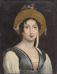 ARTISTA DEL XVIII-XIX SECOLO - Ritratto di giovane donna