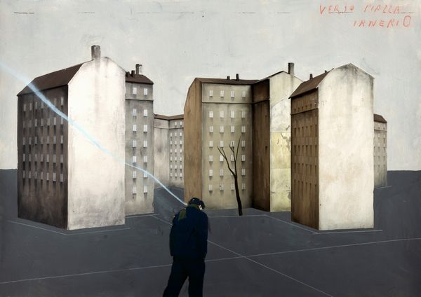 Paolo Ventura : Verso Piazza Irnerio  - Asta Arte Moderna e Contemporanea - Associazione Nazionale - Case d'Asta italiane