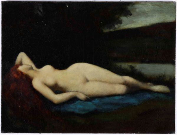 Jean Jacques Henner (1829-1905), cerchia di Ninfa  - Asta Dipinti del XIX-XX secolo - Associazione Nazionale - Case d'Asta italiane