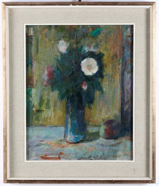 Eugenio Polesello : Fiori (rose)  - Asta Dipinti del XIX-XX secolo - Associazione Nazionale - Case d'Asta italiane